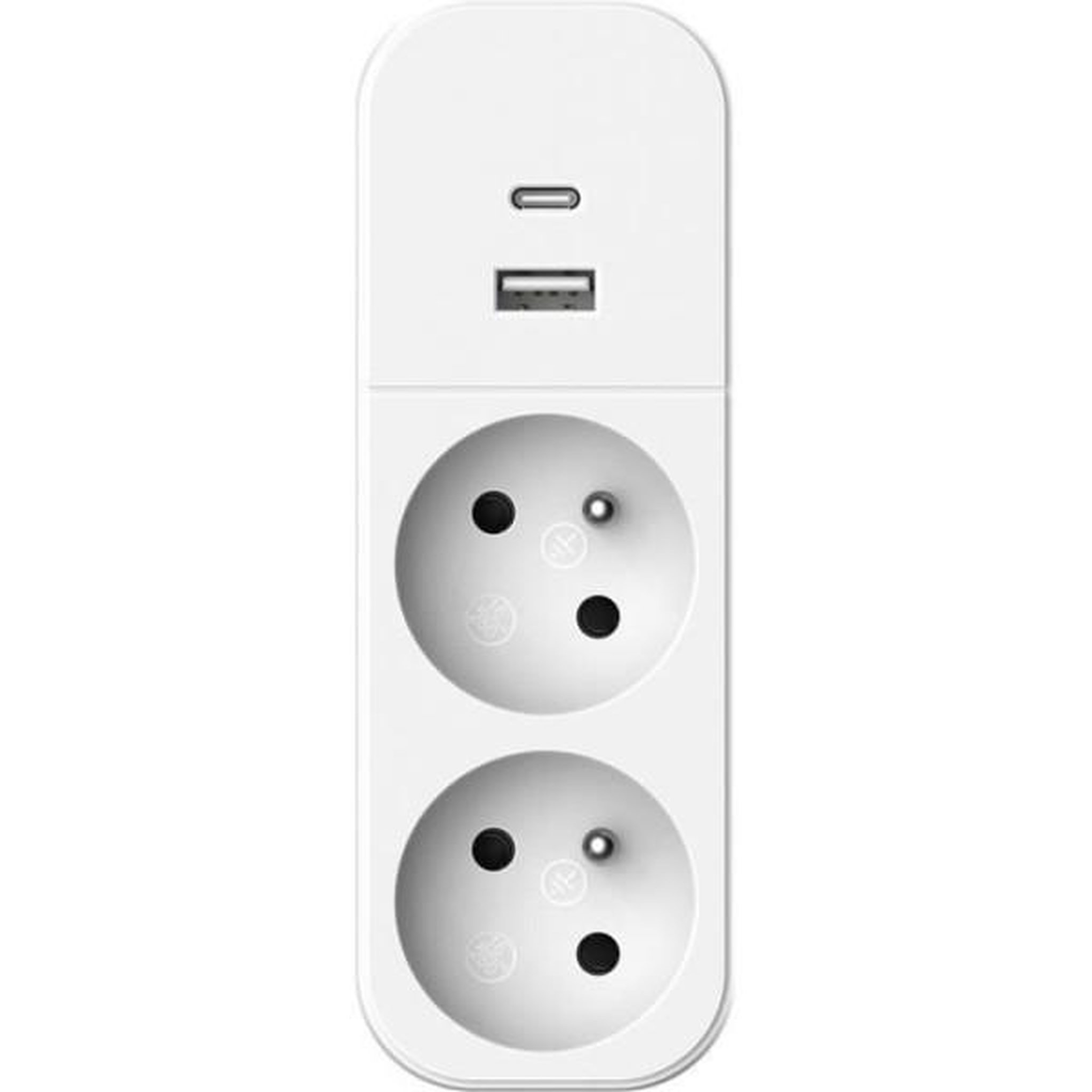Voir la diapositive 3 : QUARX Biplite - quarx - 2p 16a - avec usb-a et usb-c, conforme nf