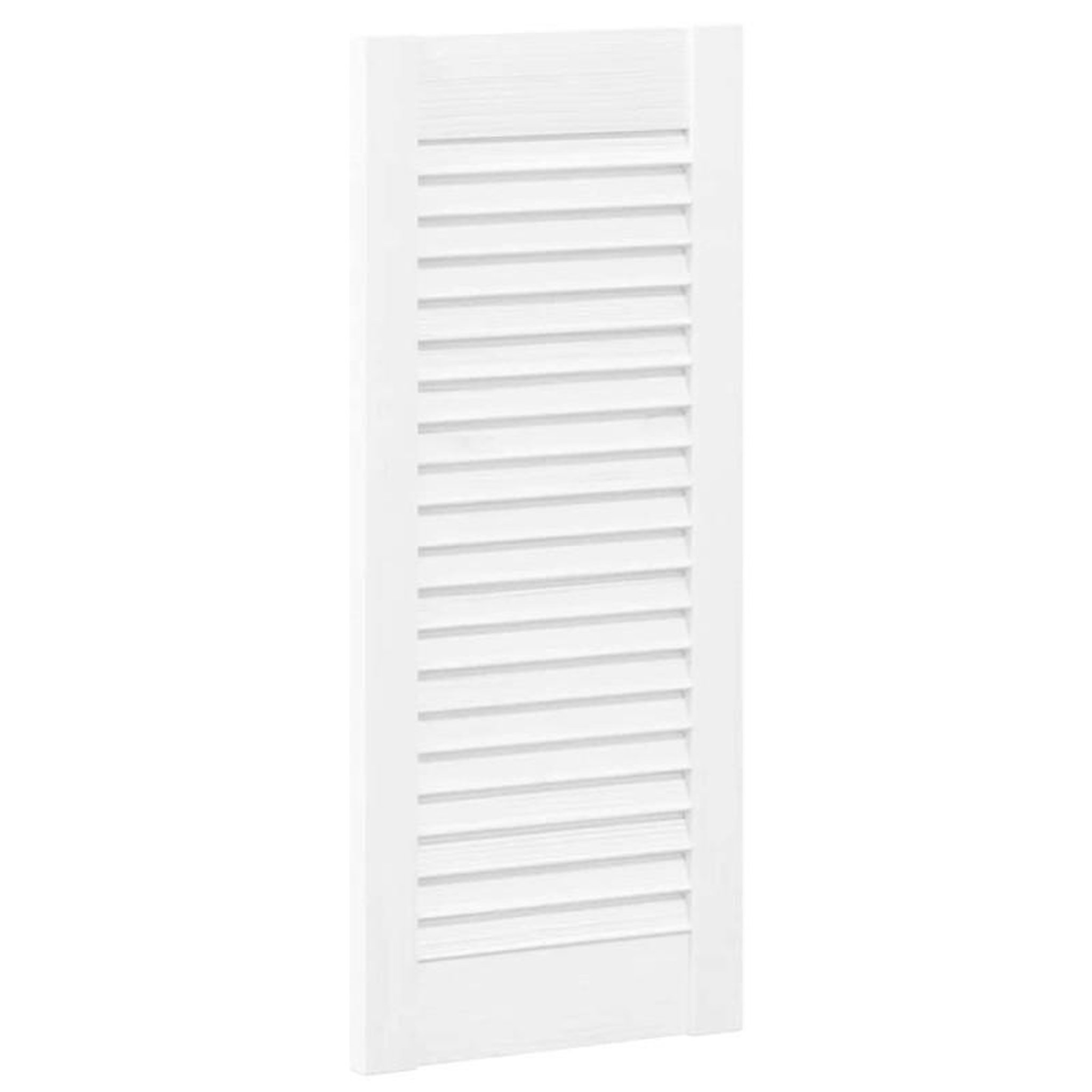 Voir la diapositive 2 : VIDAXL Porte d armoire à persiennes blanc 69x29,5 cm