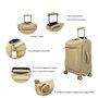 Voir la diapositive 4 : David Jones Lot de 3 valises souples dont 1 valise cabine