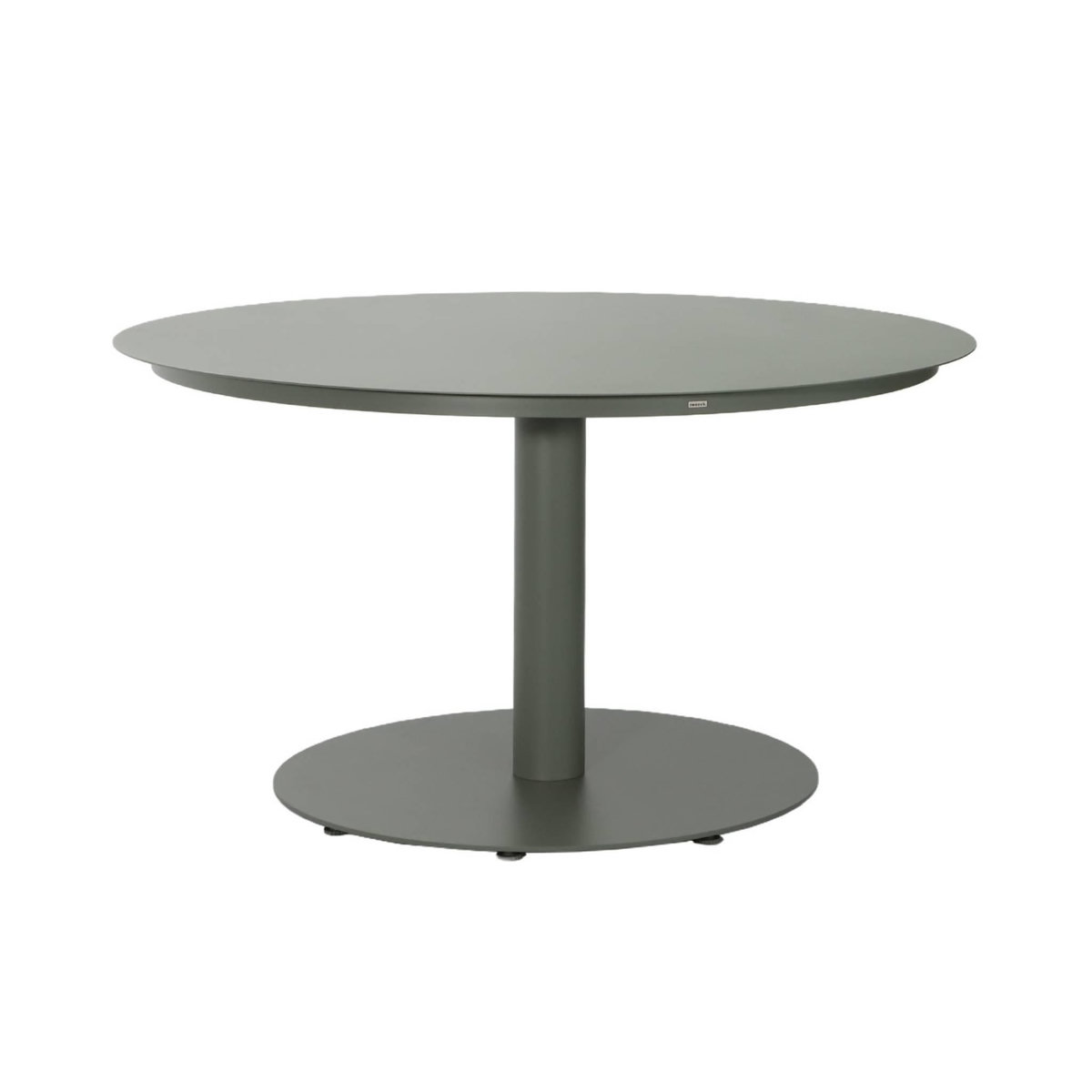 SWEEEK Table de jardin ronde aluminium + 6 assises - Oreva / Fira