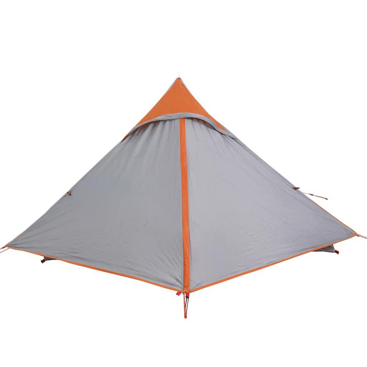 VIDAXL Tente de camping 2 personnes gris impermeable