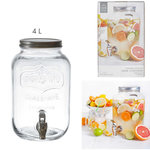 The Home Deco Factory Fontaine à boisson a boisson verre 4L