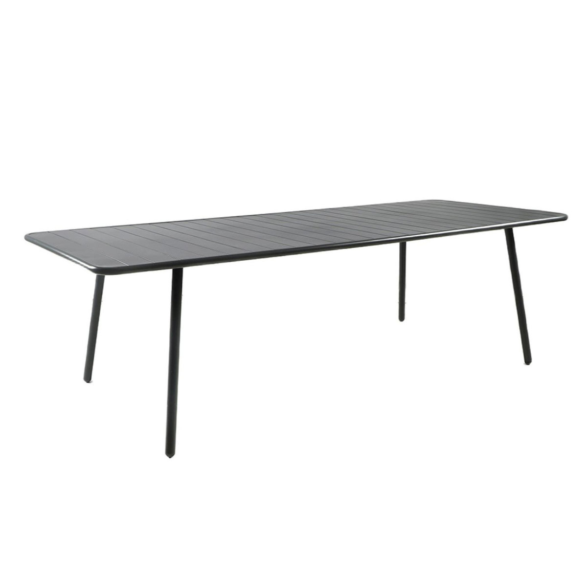 CONCEPT USINE Table de jardin 10-12 places 234cm gris foncé BERGAME