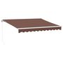 Voir la diapositive 2 : VIDAXL Auvent manuel retractable marron 300x250 cm