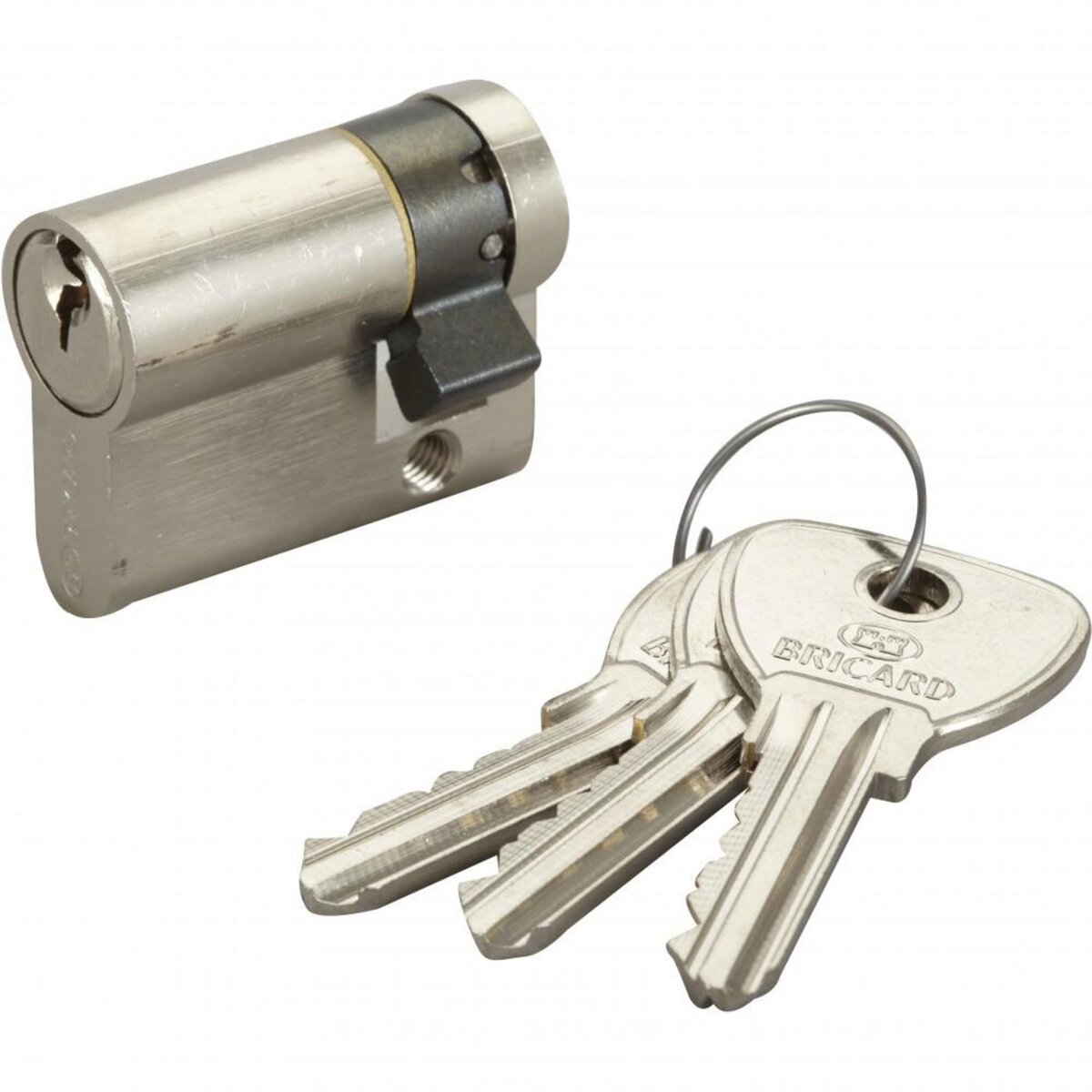 CENTRALE BRICO Cylindre de serrure BRICARD alpha L.30 + 10 mm