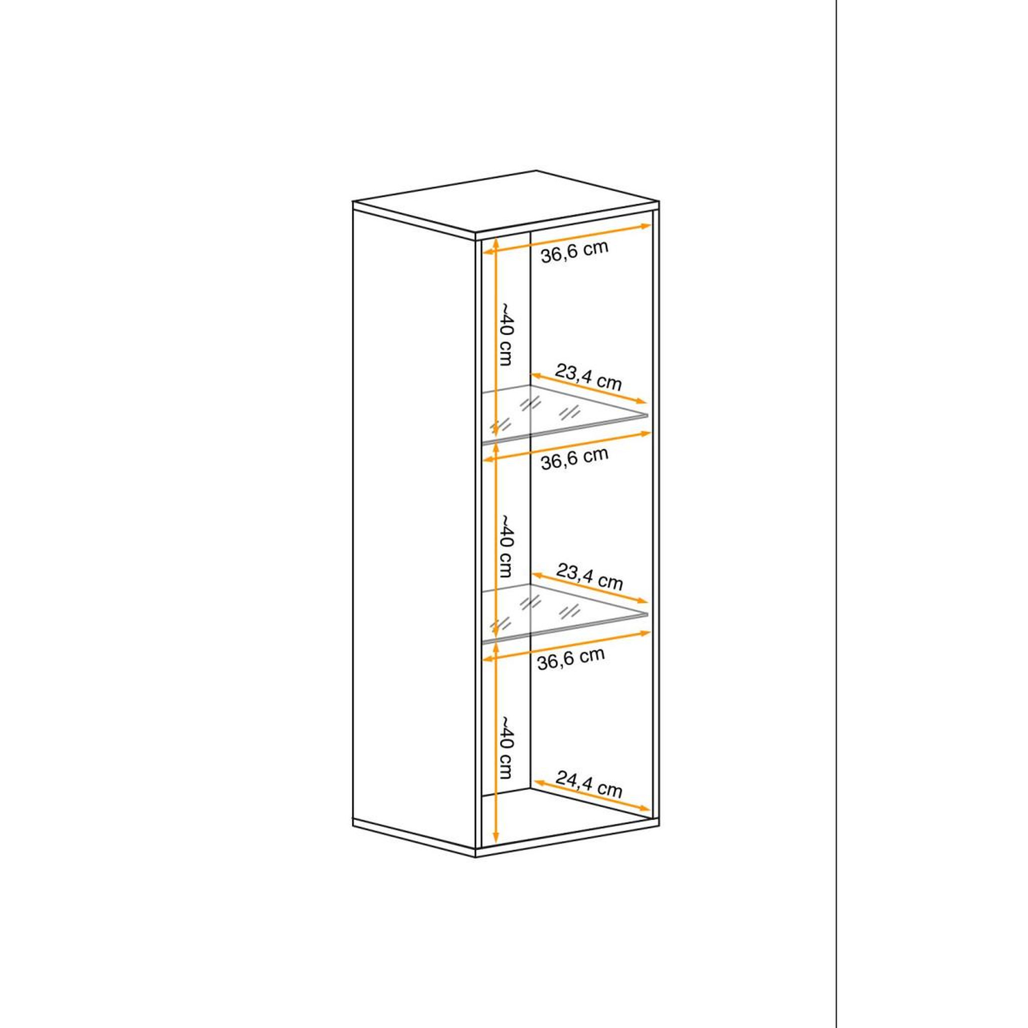 Voir la diapositive 4 : Paris Prix Vitrine led murale design  fly a3  126cm blanc
