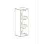 Voir la diapositive 4 : Paris Prix Vitrine LED Murale Design  Fly A3  126cm Blanc
