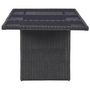 Voir la diapositive 2 : VIDAXL Ensemble a manger d'exterieur 7 pcs Resine tressee Noir
