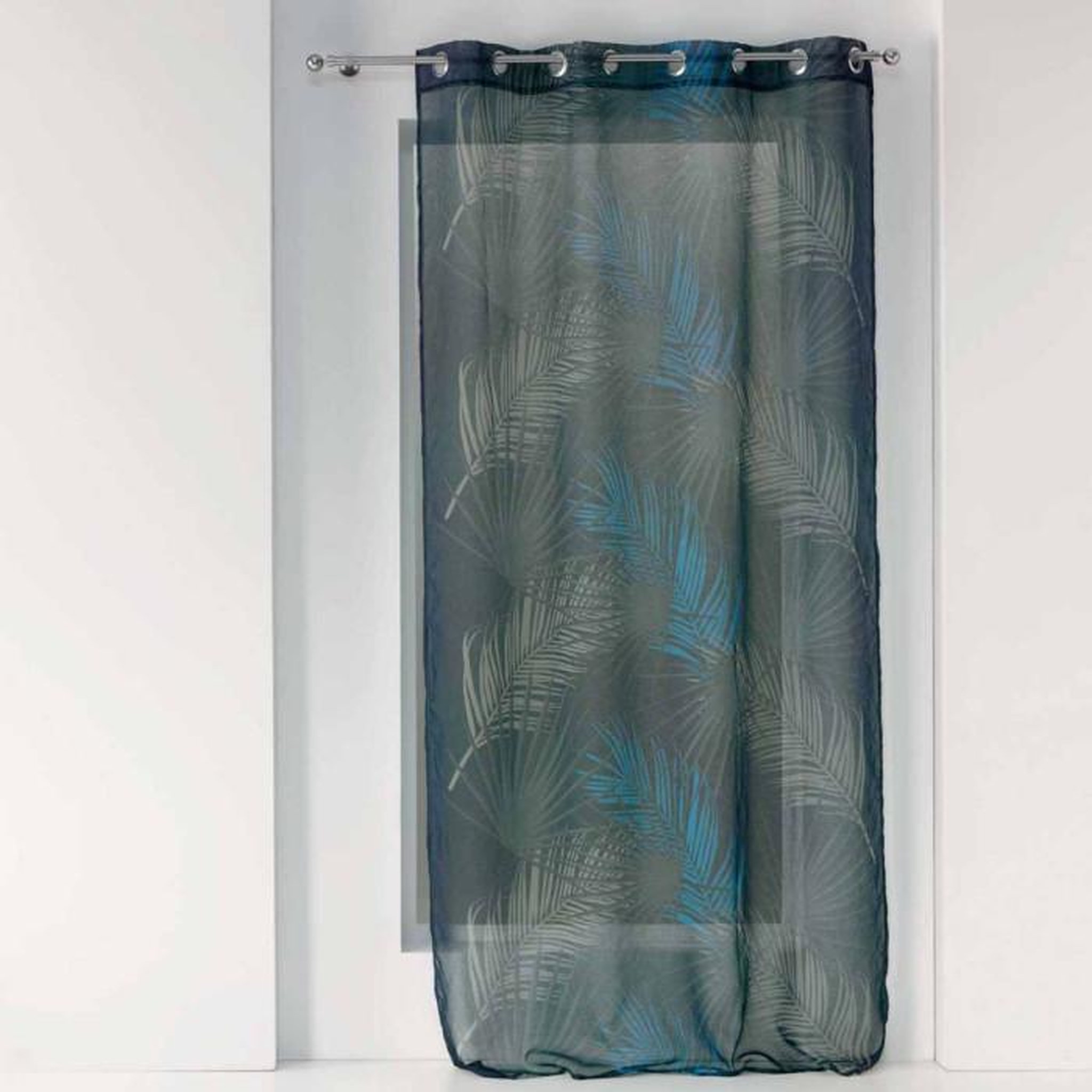 Voir la diapositive 1 : Paris Prix Rideau Voilage à Oeillets  Malyssa  140x240cm Gris