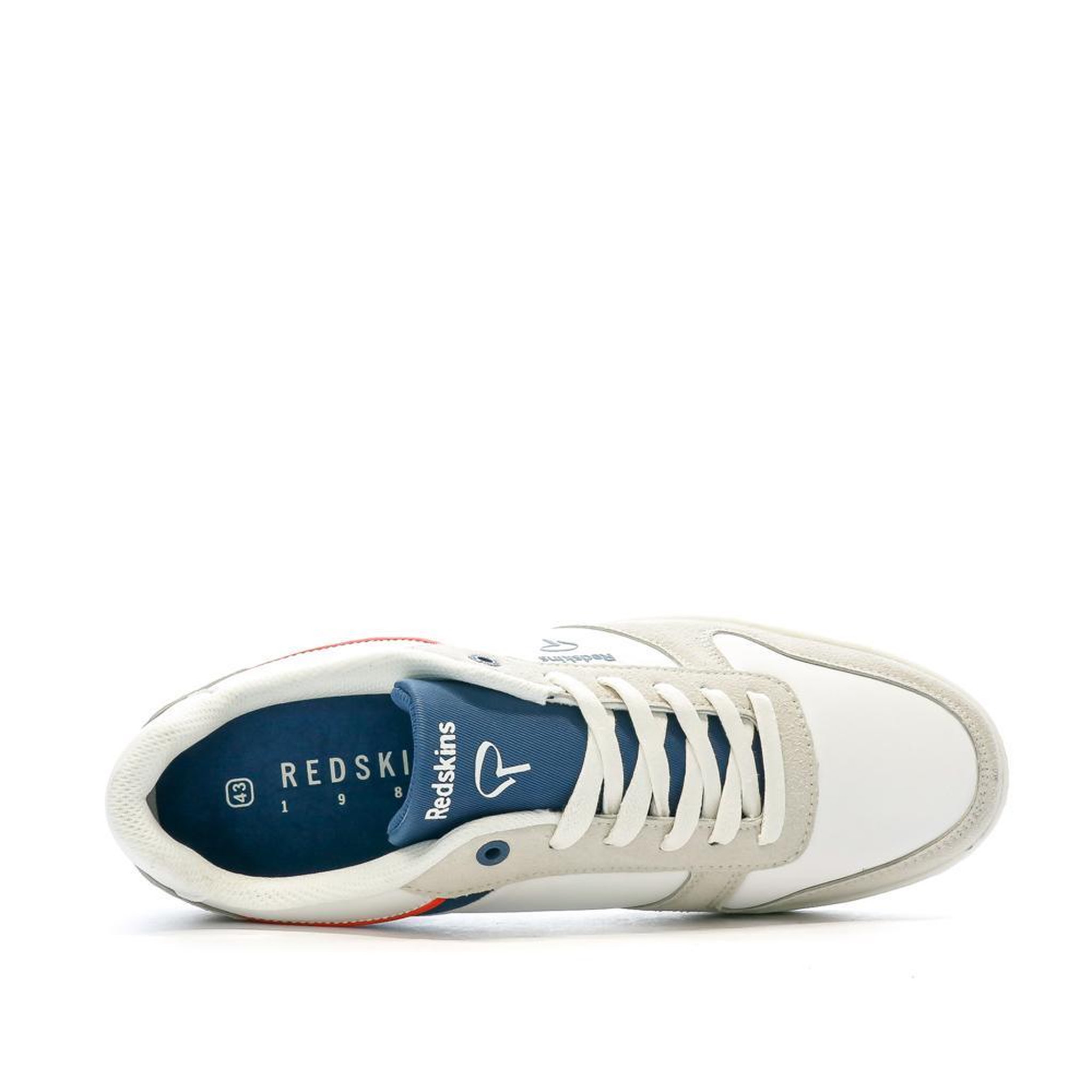 Voir la diapositive 4 : REDSKINS Baskets Blanches Homme Redskins Decisif
