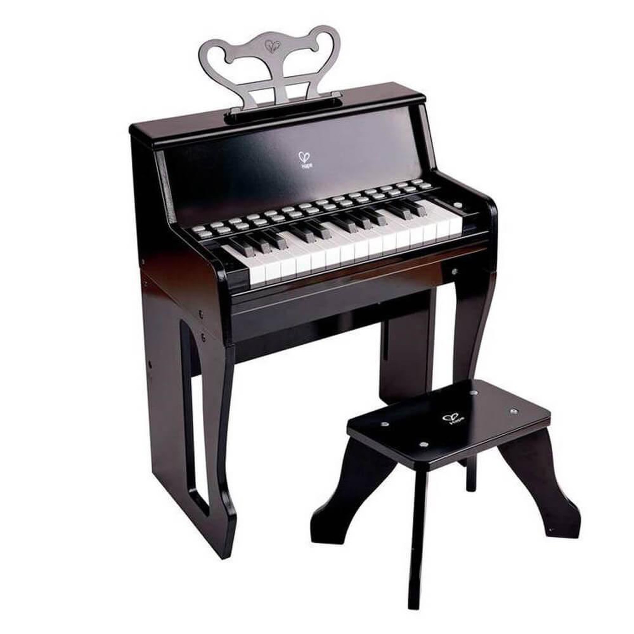 Hape Grand piano droit avec apprentissage interactif noir