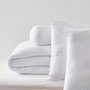 Voir la diapositive 1 : BLANREVE Pack Couette Blanrêve 240 x 220 cm + 2 Oreillers 60 x 60 + polochon 140 Gamme  Douceur  traité Anti Acarien