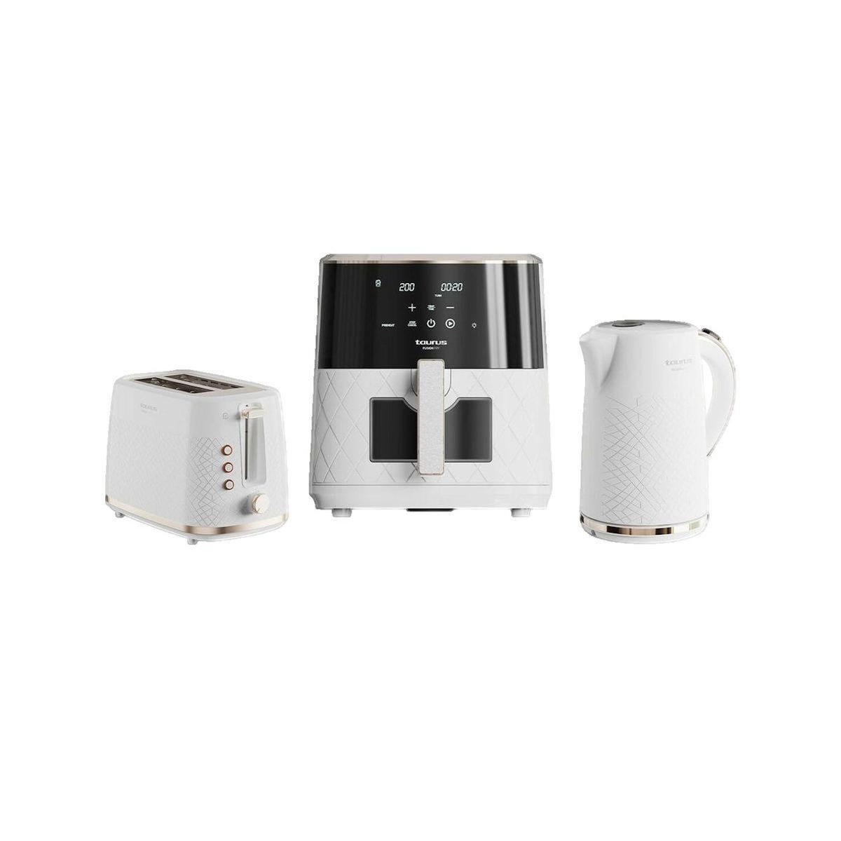 Taurus Grille-pain Taurus Fusion Crunch 2 tranches blanc