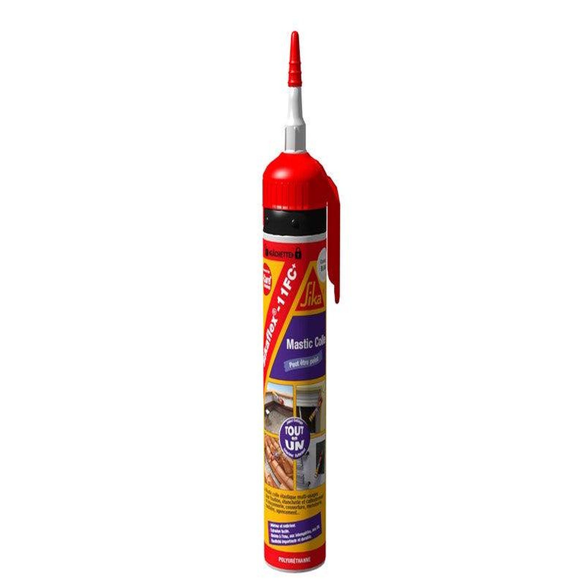 Sika Mastic SIKA Sikaflex 11fc+ gachette 260 g coloris blanc 400 ml blanc