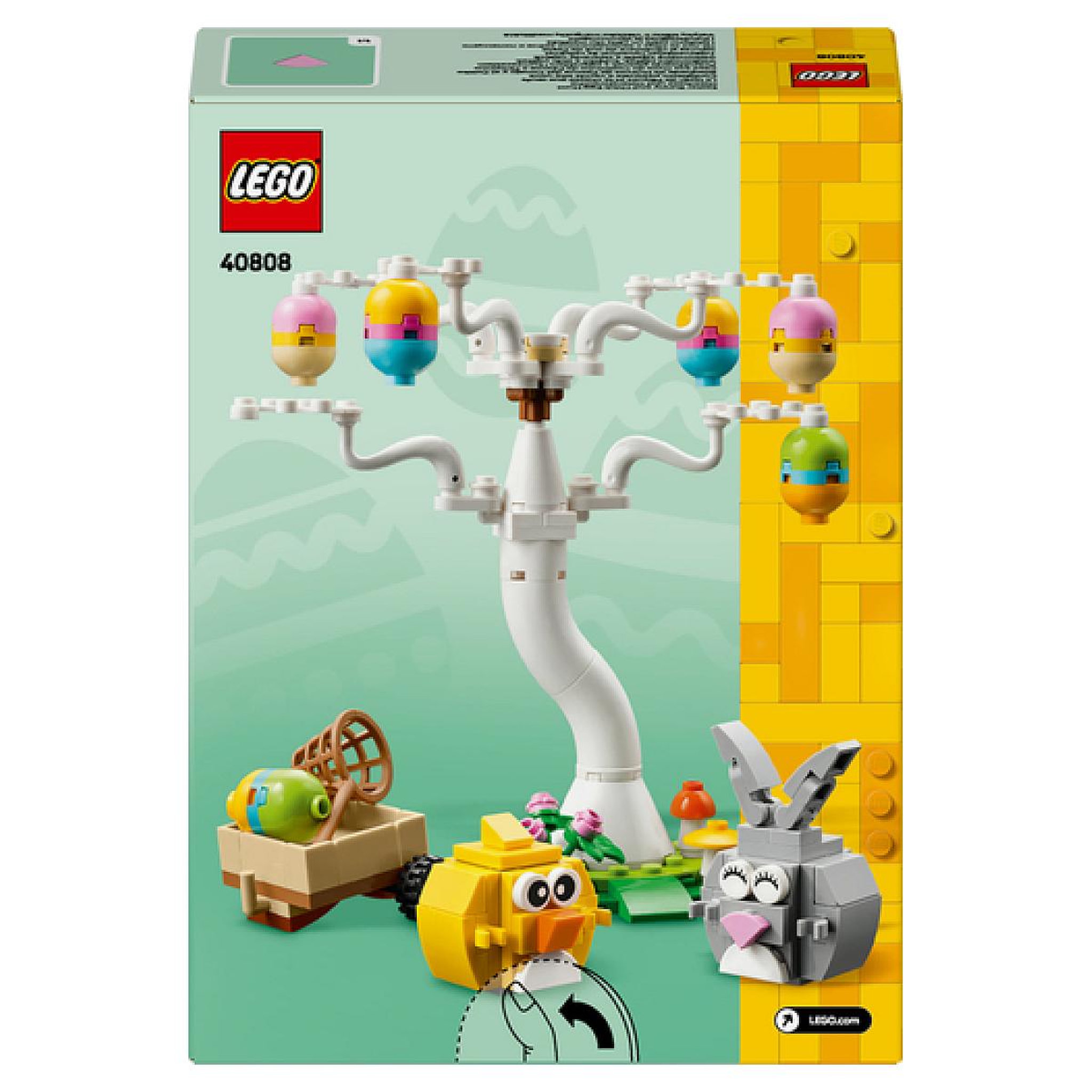 Voir la diapositive 3 : LEGO 40808 Le lapin de Pâques et la chasse aux œufs ® Iconic