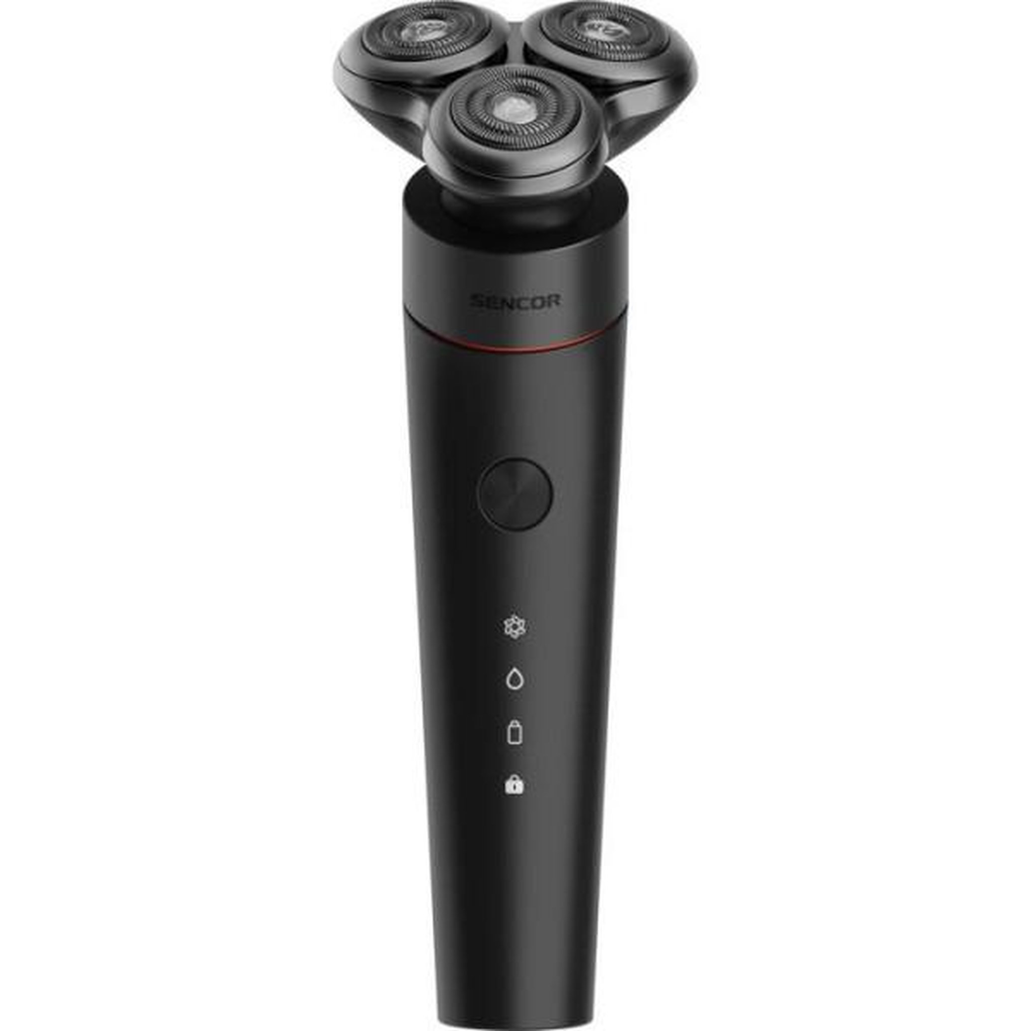 MARKET24 Rasoir - Tondeuse Electrique   homme SENCOR SMS 7500BK - Tete flottante 3D - Usage sec ou humide - Double anneau inox - Noir