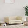Voir la diapositive 1 : VIDAXL Lit pour chien crème 70x45x30 cm similicuir