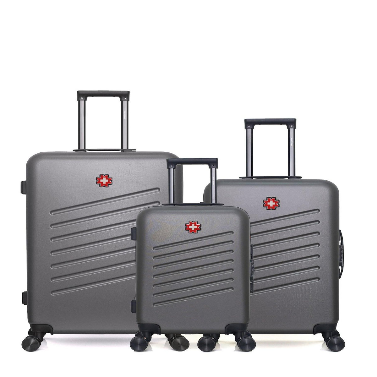 SWISS KOPPER SWISS KOPPER - LOT DE 3 - Valises grand format, weekend et cabine ZURICH
