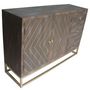 Voir la diapositive 3 : Paris Prix Buffet 2 Portes & 3 Tiroirs  Nialip  120cm Naturel