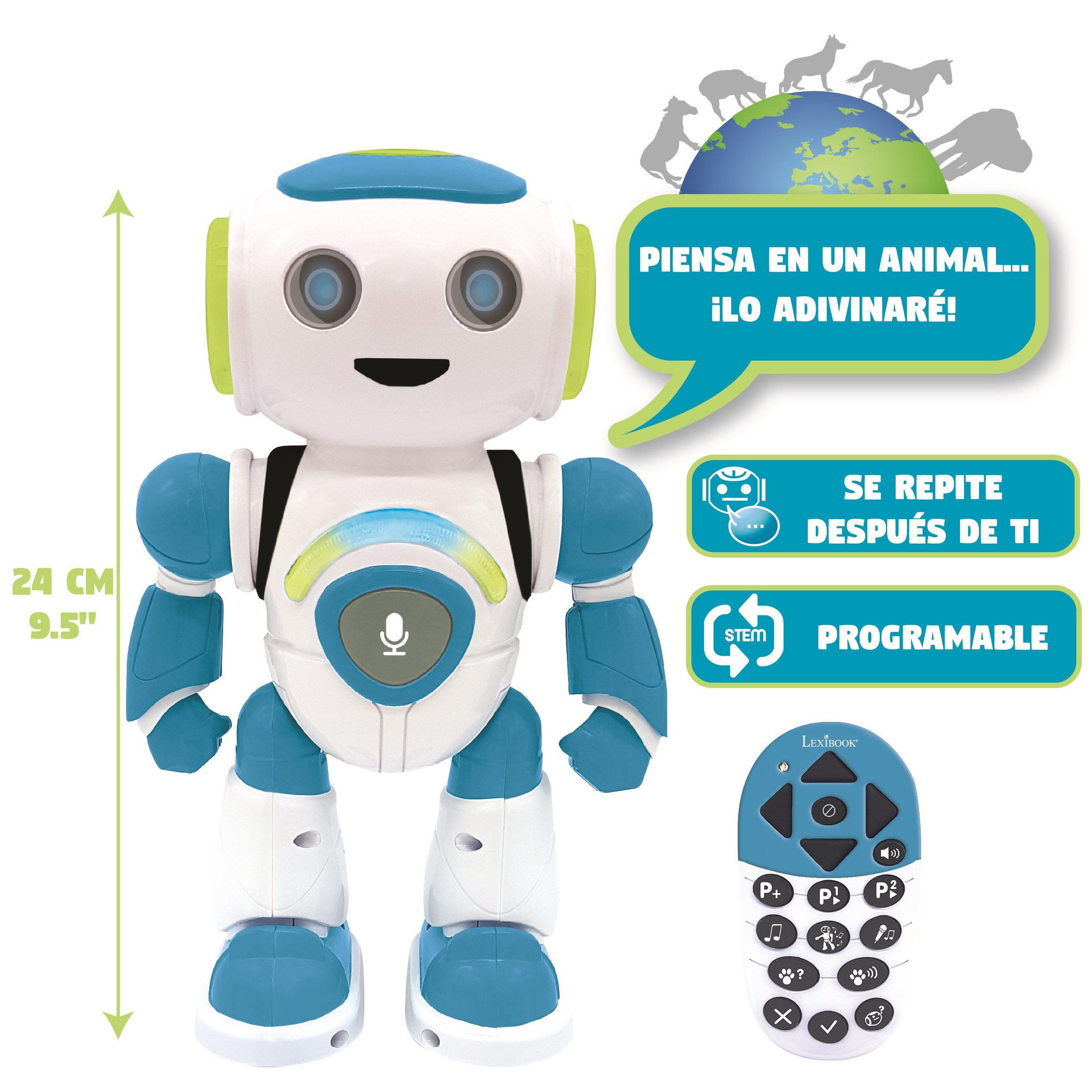 Voir la diapositive 2 : Lexibook POWERMAN MASTER Robot Programmable (Espagnol)
