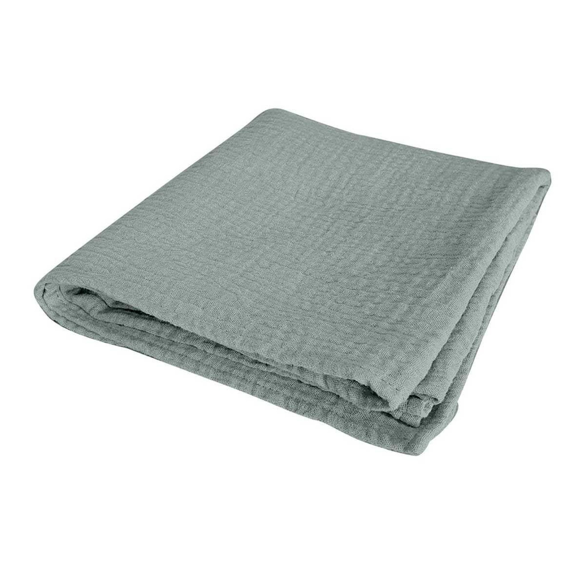 Voir la diapositive 2 : BEBE DOUCEUR Drap housse bébé  extensible  60x120cm vert céladon