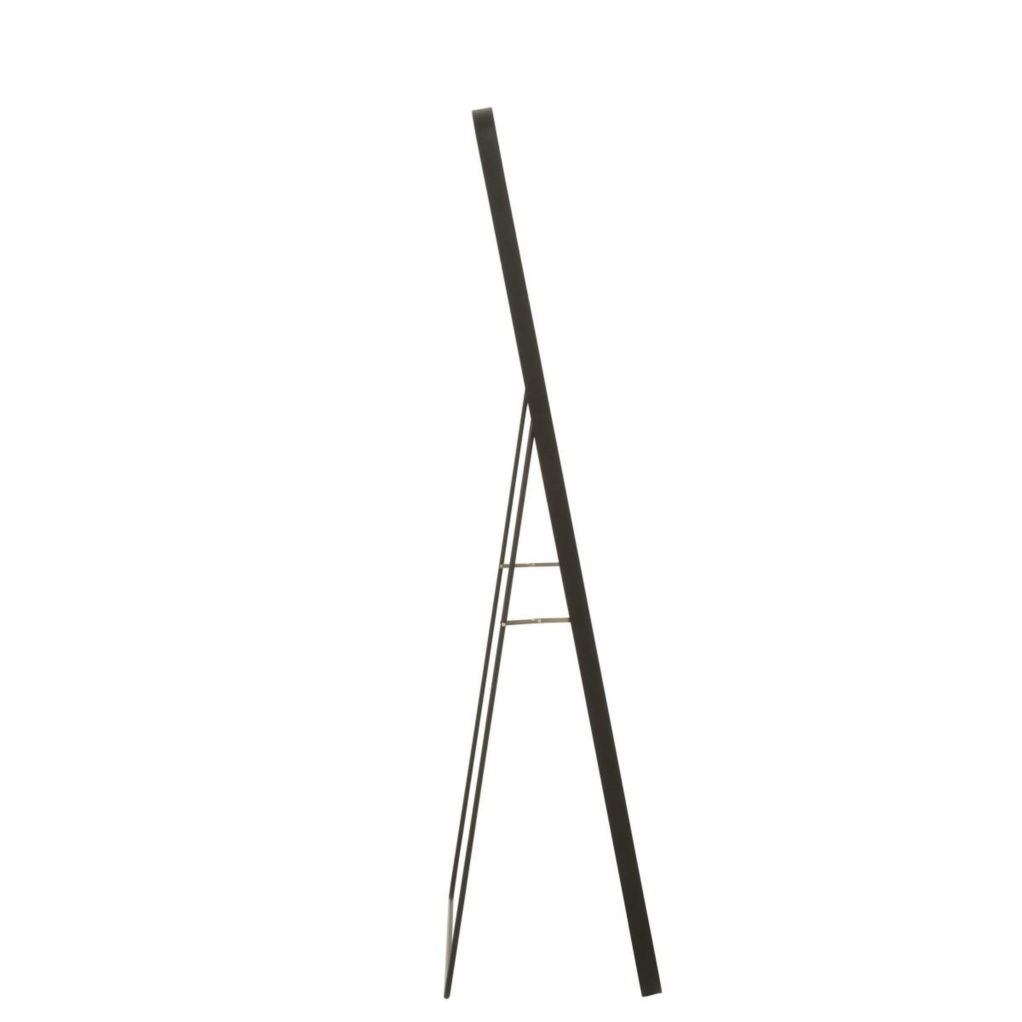 Voir la diapositive 2 : J-LINE Miroir sur Pied Rectangle  Lazaro  150cm Noir