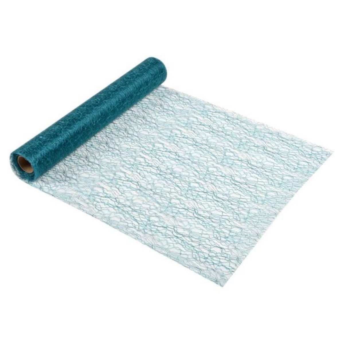 Paris Prix Chemin de Table Jetable  Effet Maille  30cmx5m Émeraude