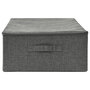 Voir la diapositive 4 : VIDAXL Boîte de rangement Tissu 70x40x18 cm Anthracite