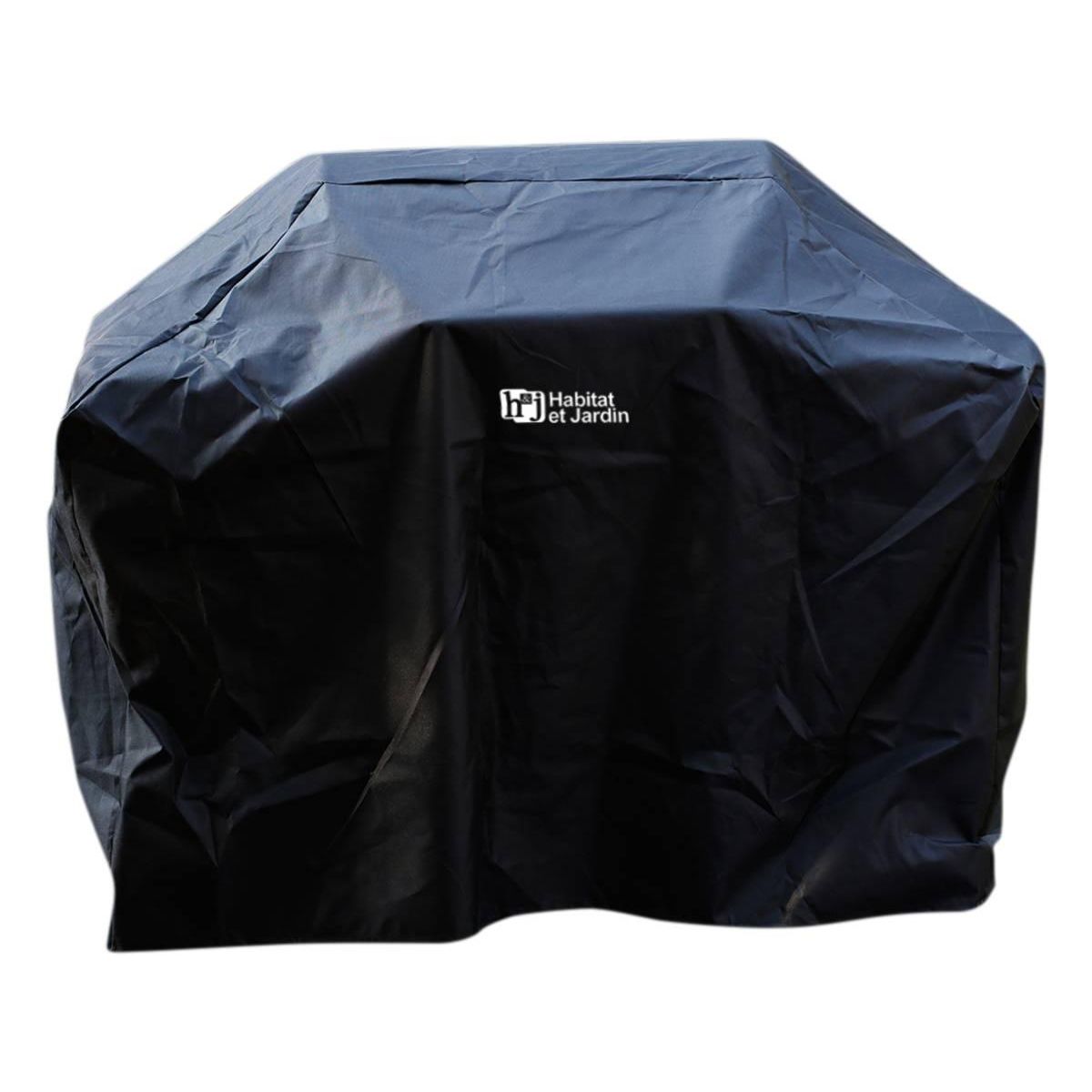 Habitat et Jardin Housse pour barbecue - 140 x 110 cm - Noir