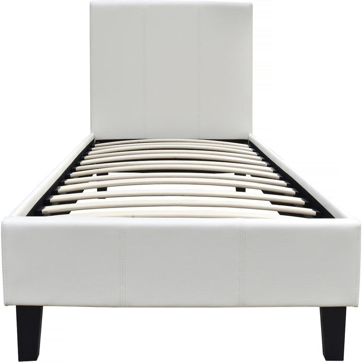 Habitat et Jardin Lit  Lina  - 90 x 190 cm - Beige