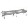 Voir la diapositive 2 : VIDAXL Plateau pour barbecue Argente 158x42x31 cm Acier inoxydable