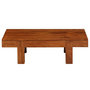 Voir la diapositive 3 : VIDAXL Table basse Bois d'acacia solide avec finition miel 100x50x30cm