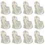 Voir la diapositive 1 : VIDAXL Housses de chaise pour banquet de mariage 12 pcs Creme
