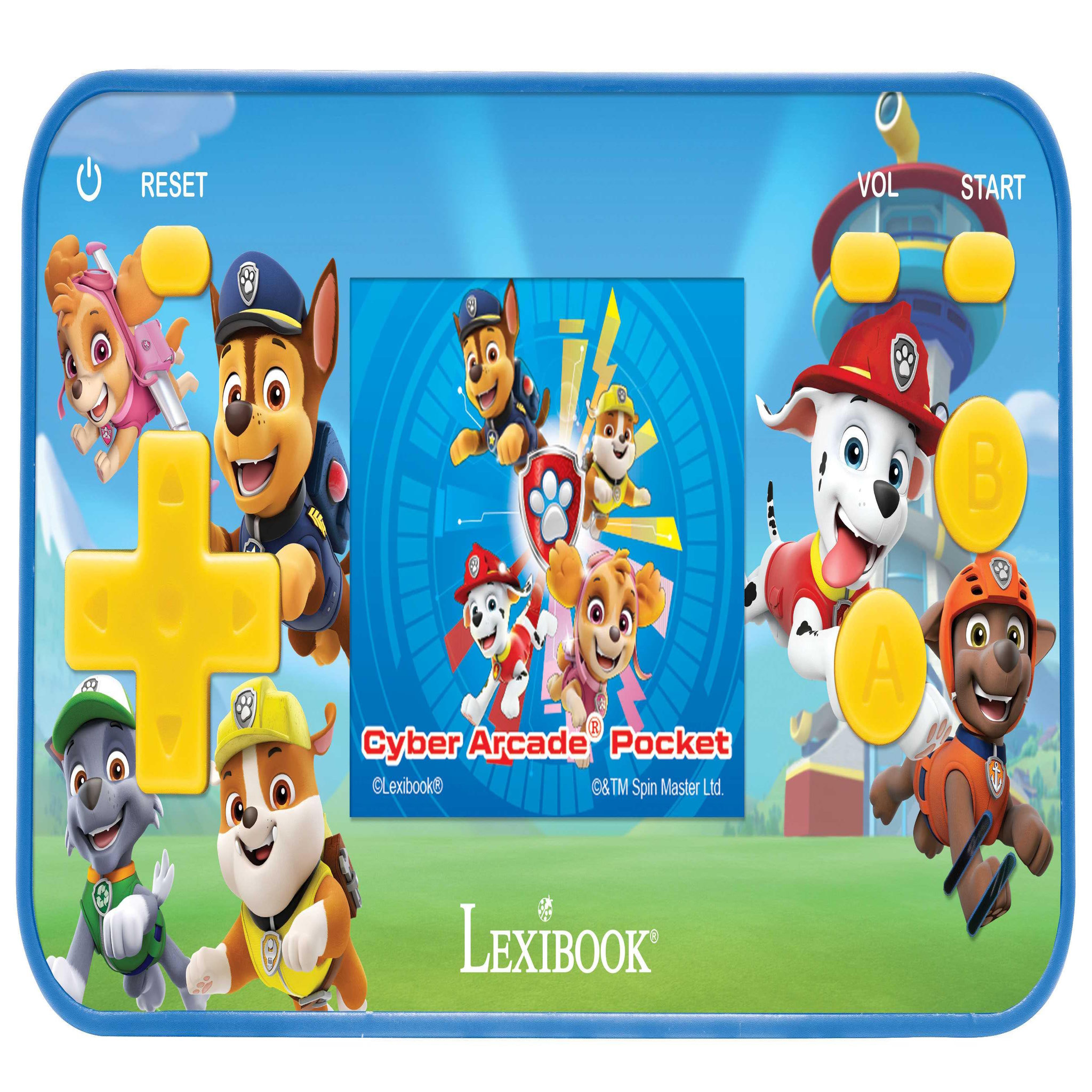 Lexibook Mini Console de jeux portable couleur Pat Patrouille Cyber Arcade Pocket