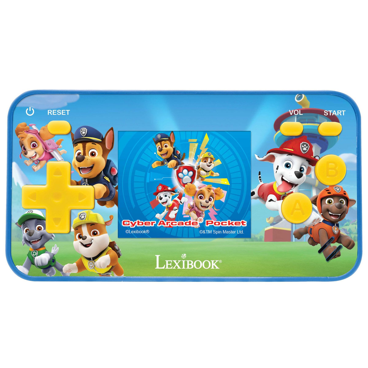 Lexibook Mini Console de jeux portable couleur Pat Patrouille Cyber Arcade Pocket
