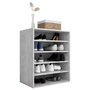 Voir la diapositive 4 : VIDAXL Armoire à chaussures Gris béton 60x35x70 cm Bois d'ingénierie