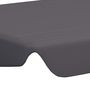 Voir la diapositive 5 : VIDAXL Toit rechange balançoire anthracite 150/130x105/70 cm