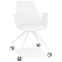 Voir la diapositive 1 : Paris Prix Chaise de Bureau Design  Mirabel  89cm Blanc