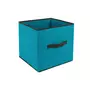 TOILINUX Lot 2x Boîte de rangement pour meuble - 31 x 31 cm. - Turquoise