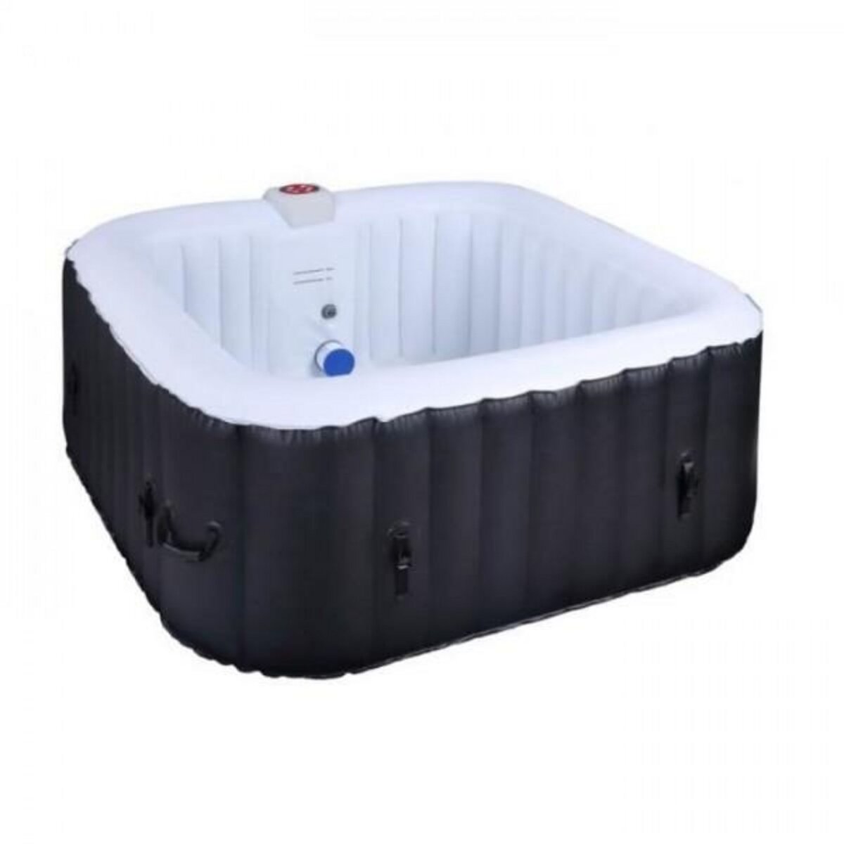 SUNSPA Spa gonflable SUNSPA - AC01 - 157 x 67 cm - 4 places - Carré (Livré avec filtre, cadenas, tapis de sol et couverture)