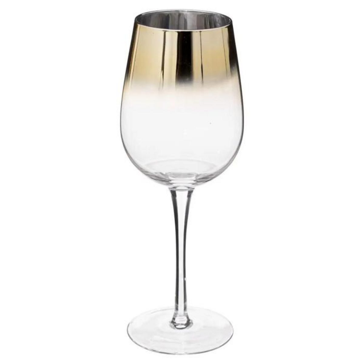 SECRET DE GOURMET Lot de 6 Verres à Vin  Arya  38cl Or