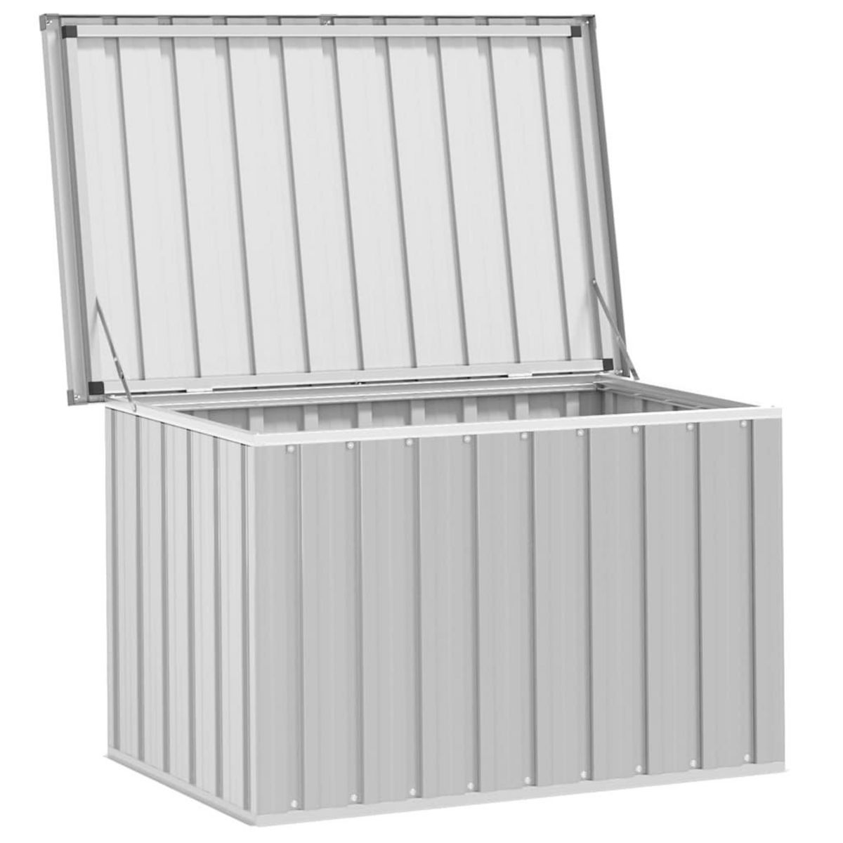 VIDAXL Boîte de rangement de jardin Gris 109x67x65 cm