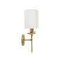 Voir la diapositive 2 : Paris Prix Applique Murale  Zagreb  43cm Blanc & Or