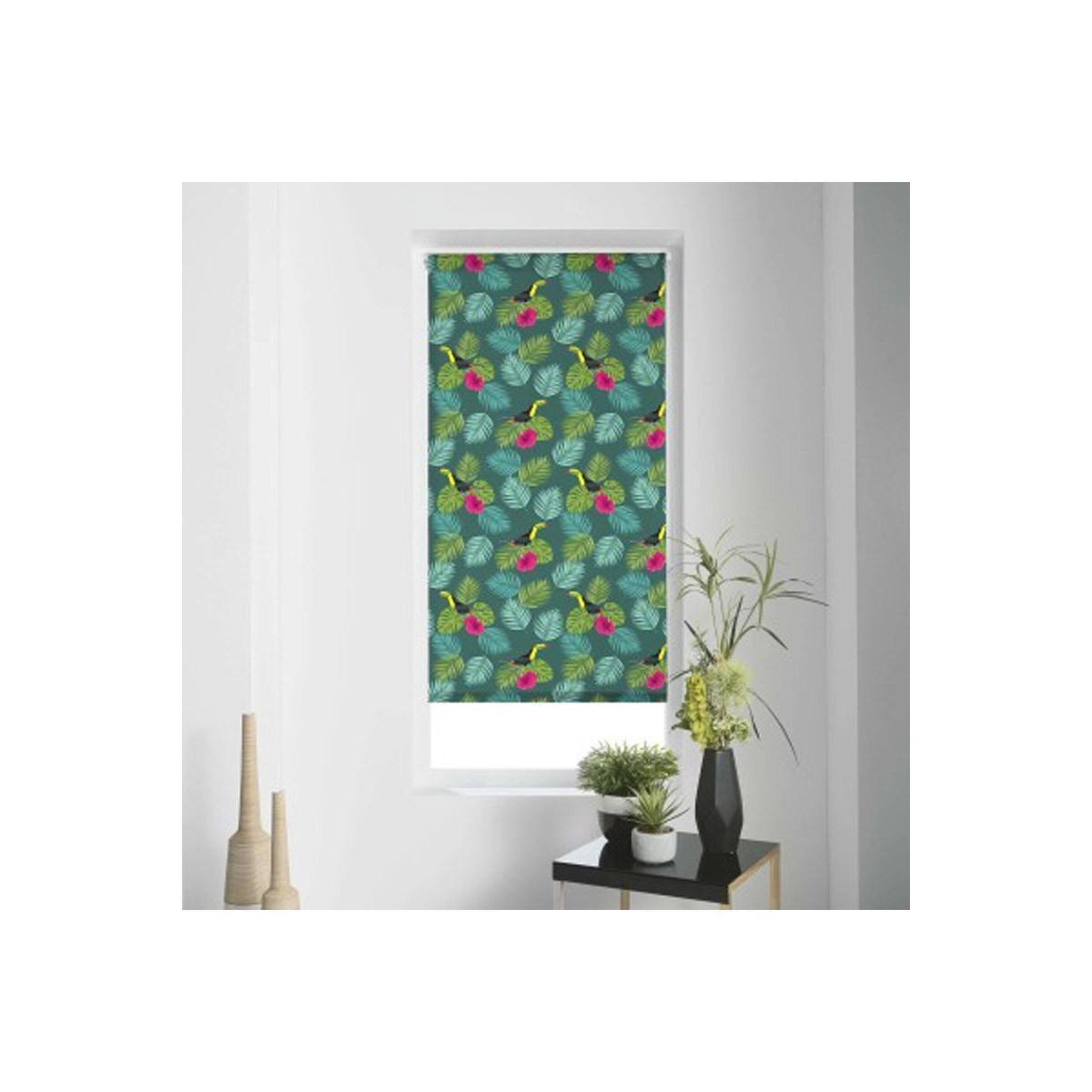 Voir la diapositive 1 : Douceur d'Intérieur Store Enrouleur Tamisant  Domingo  45x180cm Vert