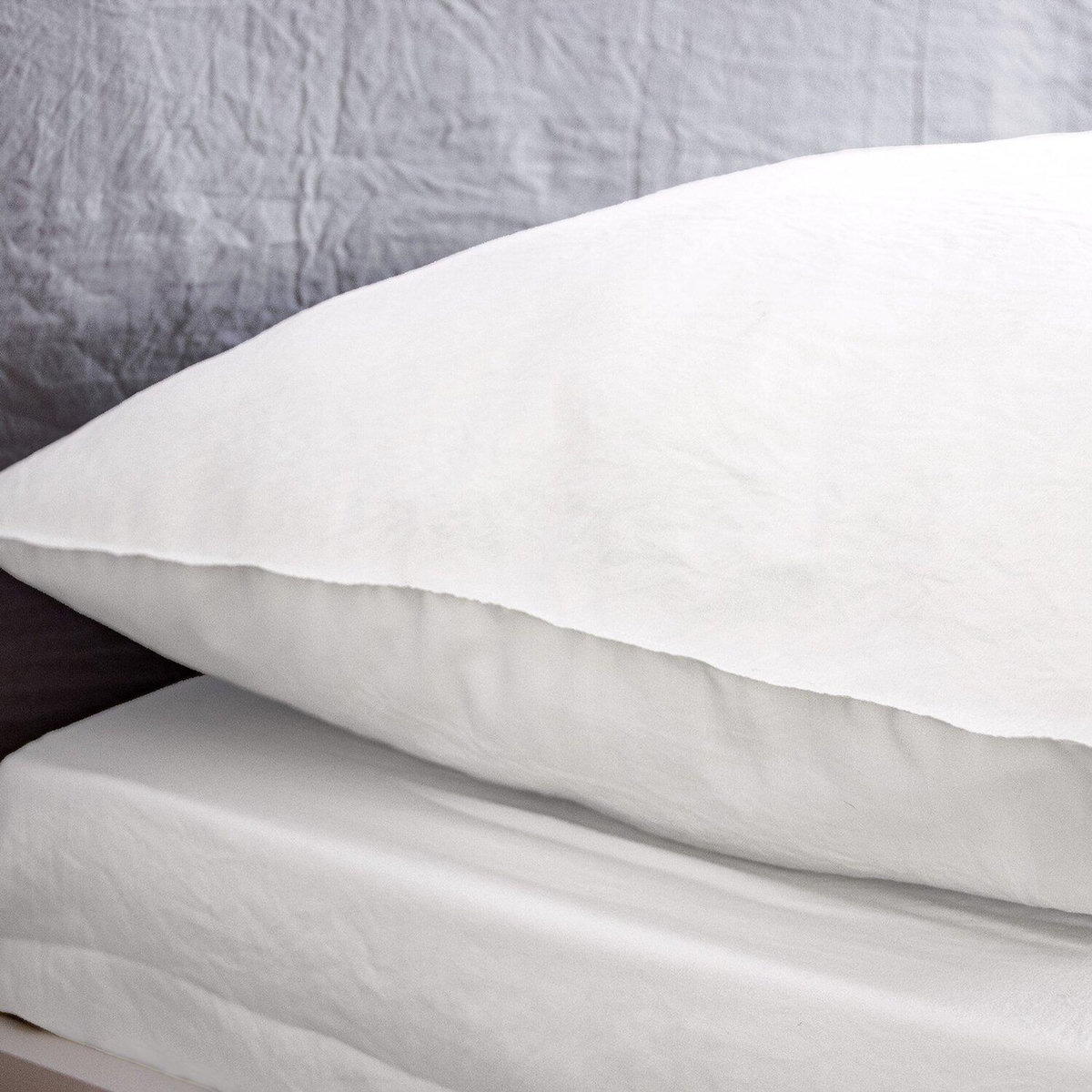 Home collection Drap housse microfibre lavee