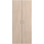 Voir la diapositive 4 : PARISOT Armoire - EASY LIFE - Décor Chene clair - 2 portes battantes - L80,2 x H180 x P49,7cm - PARISOT
