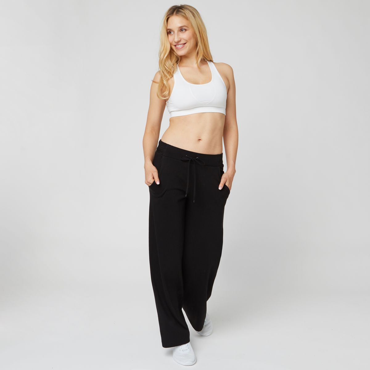 INEXTENSO Pantalon de sport noir femme