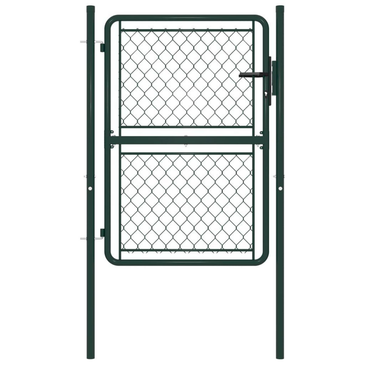 VIDAXL Portillon Acier 100 x 125 cm Vert