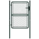 VIDAXL Portillon Acier 100 x 125 cm Vert