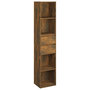 Voir la diapositive 2 : VIDAXL Bibliotheque Chene fume 36x30x171 cm Bois d'ingenierie